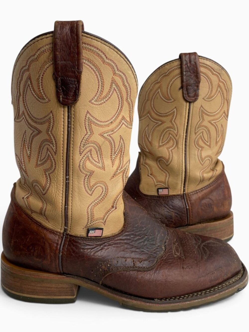 Double H Graham ICE Soft Toe Western Work Cowboy Biker Boots Men's 10 EE Wide